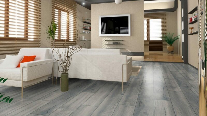 Kronotex Exquisit Pettersson Eiche grau Landhausdiele Laminat – Bild 2